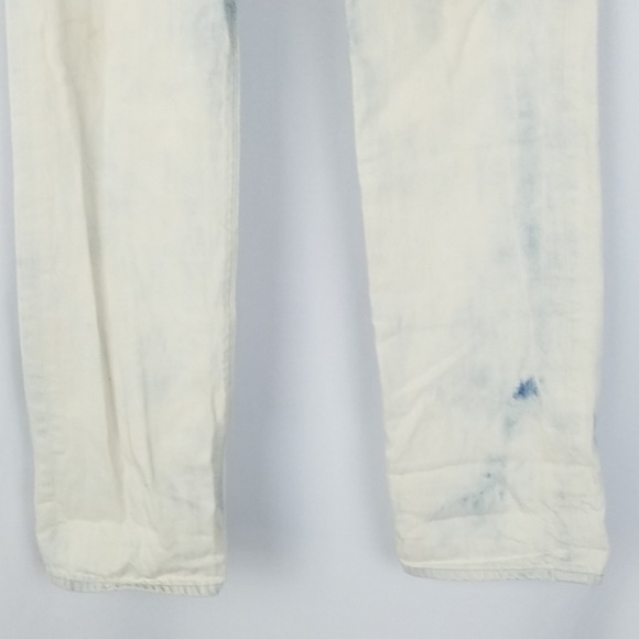 Madewell women 26x34 acid wash straight leg jeans - Picture 4 of 6